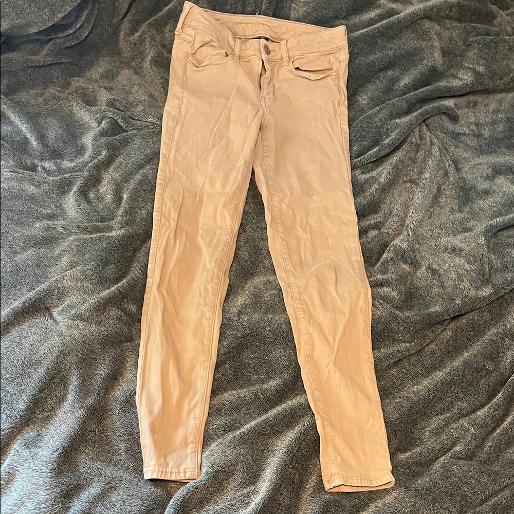 American Eagle Outfitters Beige Super Stretch Pants